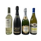 (4) Sealed Collector Wine & Champagne Bottles
