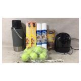 Thermos, Tennis Balls,Drawer Liner,Amish Wood Mi