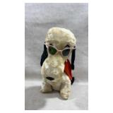 RARE 1960 Vintage Dog Plush Snoopy White/Green