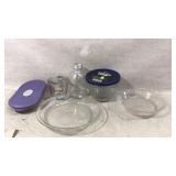 Pyrex Glass Kitchen Storage Items