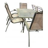 Outdoor Patio Table with 4 Chairs