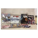 NASCAR Memorabilia Collection With Earnhardt Items