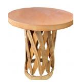 Equipale Mexico Side Table Leather Top