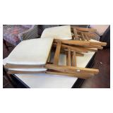 4 Vintage STAKMORE Folding Chairs
