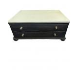 Wooden Coffee Table with 2 Drawers