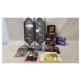 NASCAR Collectibles Lot: Cars, Tins, Ephemera