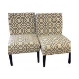2 Retro Modern Accent chairs