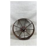 16' antique metal wagon wheel