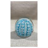 vintage Murano glass paperweight produced by the