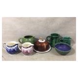 Ceramics Including Pitchers and Pottery Bowl