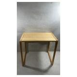 Loop Oak Wood Side Table
