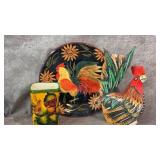 Hand-painted Tuscany Ceramic Utensil Holder,