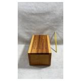 handcrafted wooden tongue drum designed for