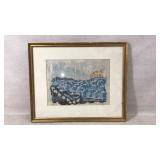 Framed Serigraph Signed and Numbered by Artist