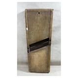 vintage Tucker Dorsey wooden kraut cutter or