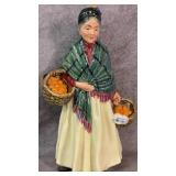 Vintage Royal Doulton "The Orange Lady" Porcelain