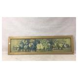 Framed Still Life Artwork of Fruits in Gold Frame