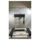 Franklin branded, carpeted hardwood moving dolly