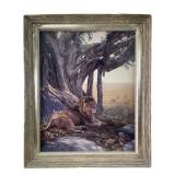 DANIEL SMITH "SAVANNA SANCTUARY" GICLEE ON CANVAS