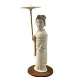 Japanese hand carved bone okimono