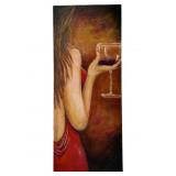 "A Night Out" Original Oil Painting In Canvas