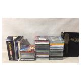 CDs, DVDs, and Giant Print Holy Bible