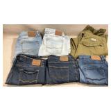 American eagle, lucky brand jeans
