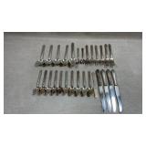 Set of Vtg Holmes & Edwards inlaid flatware