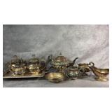 Vintage James Dixon & Son Silver-plated Tea Set,