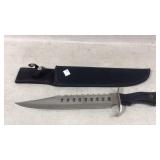 Stainless Steel Chipaway Survival Knife W/ Sheath