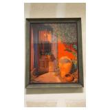 Framed Art Print Depicting Sunlit Southwestern