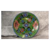 Vintage Mexican Talavera Decoative Plate Wall