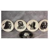 Native American Decorative Plates by Artist