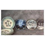 (5) Vintage Flagstaff Arizona Souvenir Plates,