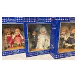 3 Vtg VOGUE Ginny Dolls c1984