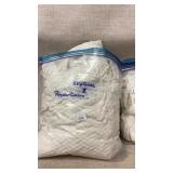 White Slipcovers for Cushions in Zipper Bags