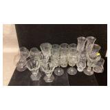 Clear Glass Drinkware and Vases Collection