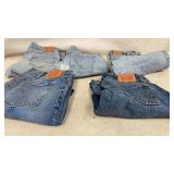 Levi's Denim Jeans in Various Sizes