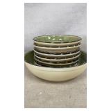 Certified International Herb-Themed Ceramic Bowls