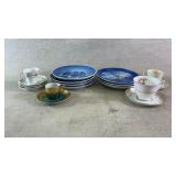 Assortment of china dish ware
