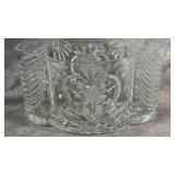 Vintage Imperlux Lead Crystal Glass Centerpiece