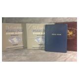 (4) Assorted Stamp Collection Books, World Wide