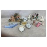 Dept 56 Snowbaby, Bookends, Fan Trinket Box and