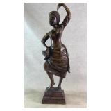 E.Simeon hand carved wooden statue