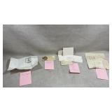 collection of antique paper ephemera, including