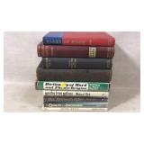 Nine Hardbound Books: Various Authors