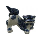Vintage Glazed Ceramic Shisa guardian lion