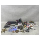 Collectibles, Pins, Keys, Cards, and Figurines