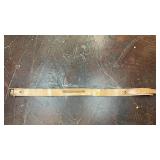 Vtg tan leather .22 caliber ammo belt w/ 20