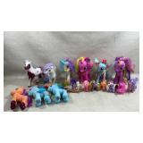 collection of My Little Pony and Breyer horses